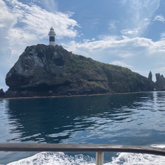 下北半島ジオパークの鯛島